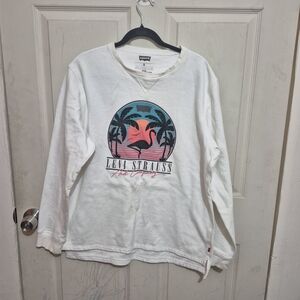 Levi's White Crewneck Sweatshirt